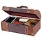 Vintiquewise Dresser Valet Leather Chest with Fabric Lining QI003018-25.S - alternate 4